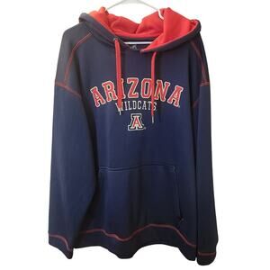 Logo Athletic Men's Arizona Wildcats Pullover Hoodie Navy Red Size XXL
